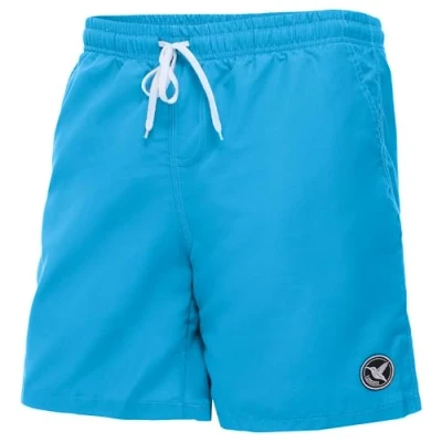 Abbildung von Ladeheid Badehose Herren, Bequeme Lange Badeshorts mit Breitem Gummibund, Kordelzug und Taschen, Schwimmhose Boardshorts LA40 129 (HellBlau, 5XL)