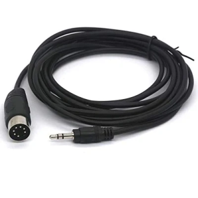 Abbildung von OpenII 7 poliges DIN Kabel, Midi Stecker auf 3,5 mm Stecker, Audio Adapterkabel für B&amp;O, Naim, Quad Stereo Systeme (1,5 m)