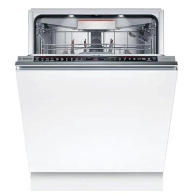 Abbildung von Bosch SBD8TCX04E, Serie 8, Smarter XXL Geschirrspüler Vollintegriert 60 cm, Besteckschublade, Spülmaschine Made in Germany, Zeolith Trocknung, starke Reinigung, besonders Leise, Rackmatic, AquaStop