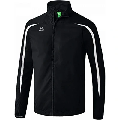 Abbildung von erima Kinder Jacke Laufjacke, schwarz/weiß, 128, 8060706