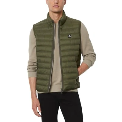 Abbildung von Marc O&#039;Polo Stand UP Collar ZIP Pockets Weste, Herren, Größe: Medium, Dried herb