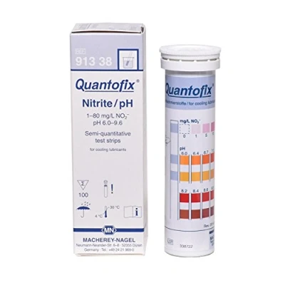 Abbildung von quantofix 1138919 Nitrit/PH Test Stick für die Kühlung Gleitmittel, 6 mm x 95 (100 Stück)