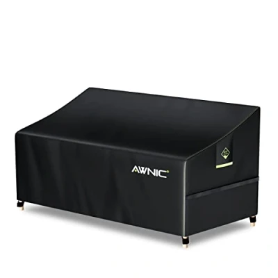 Abbildung von Awnic Abdeckung für 2 Sitzer Lounge Sofa Outdoor Rattansofa Schutzhülle Gartensofa Wasserdicht 420D Polyester 160x85x61/71cm