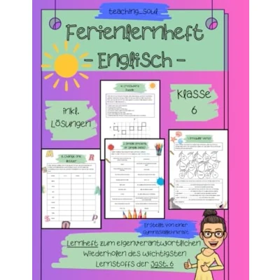 Abbildung von Ferienlernheft Englisch 6. Klasse: Lernheft zum eigenverantwortlichen Wiederholen des wichtigsten Lernstoffs der Jgst. 6