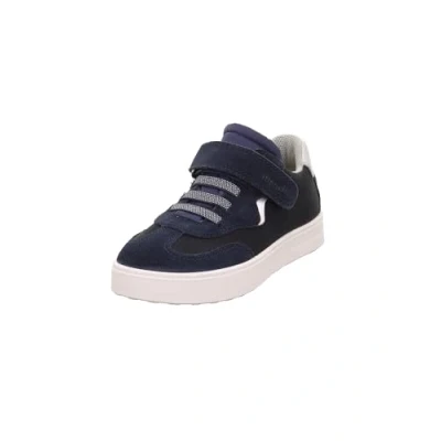 Abbildung von Superfit Halbschuh Sneaker low für Kinder, Größe: 38, Blau silber Schuhe