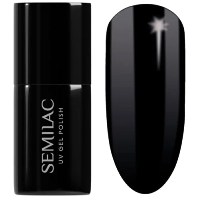 Abbildung von Semilac UV Nagellack 300 Perfect Black 7ml Kollektion Super Cover