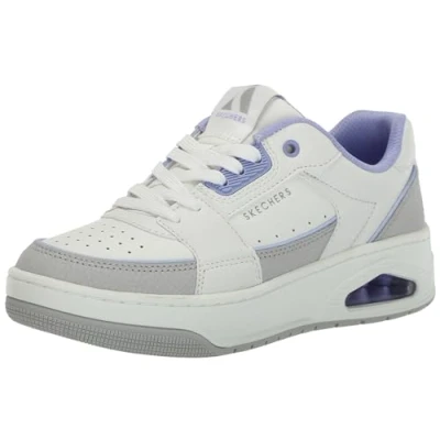 Abbildung von Skechers Sport UNO Court Sneaker low, Damen, Größe: 36, White/lavender Schuhe