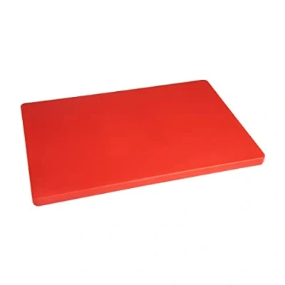 Abbildung von Hygiplas Schneidebrett extra dick in Rot, geringe Dichte, 20 x 600 450 mm