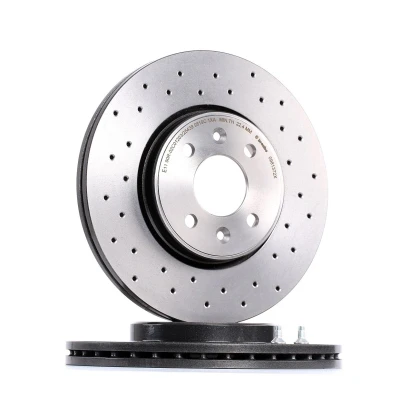 Abbildung von BREMBO XTRA LINE 09.8137.2X Bremsscheibe 280 24 4 gelocht/innenbel. beschichtet hochgekohlt mit Schrauben RENAULT: SCENIC 2, CLIO 3, Captur