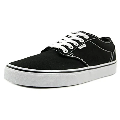 Abbildung von Vans Herren Atwood Sneaker, Schwarz Canvas Blk Wht 187, 39 EU