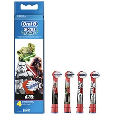 Abbildung von Oral B Star Wars elektrische Zahnbürstenköpfe, 3 Stück, ideal für empfindliche Zähne und Zahnfleisch, ab Jahren