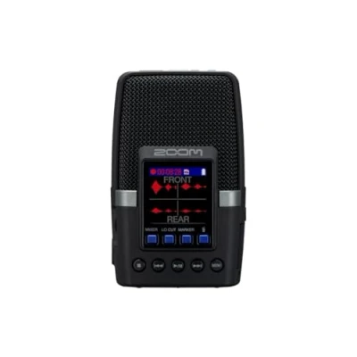 Abbildung von ZOOM H2essential Handy Recorder Tragbarer 32 Bit Float Audiorekorder mit 3 Mikrofonen für Surround Aufnahmen Ideal Podcasts, Musik, Livestreams EU Version Schwarz
