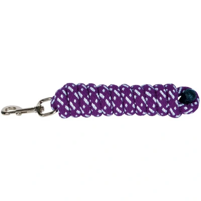 Abbildung von Harry&#039;s Horse Führstrick Mounty Karabiner Lila 2m