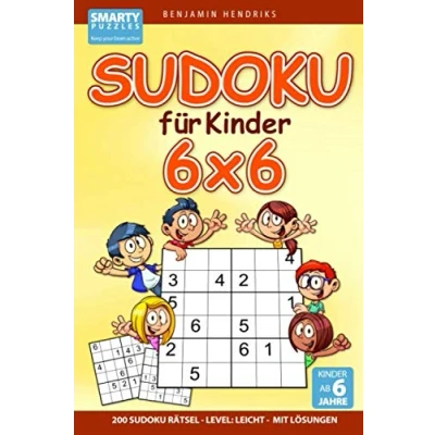 Abbildung von Sudoku für Kinder 6x6 200 Rätsel Level: leicht mit Lösungen ab 6 Jahre