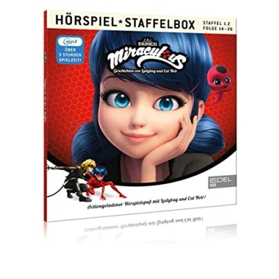 Abbildung von Miraculous Geschichten von Ladybug &amp; Cat Noir mp3 Staffelbox 1.2 Das Original Hörspiel zur TV Serie (Folgen 14 26)