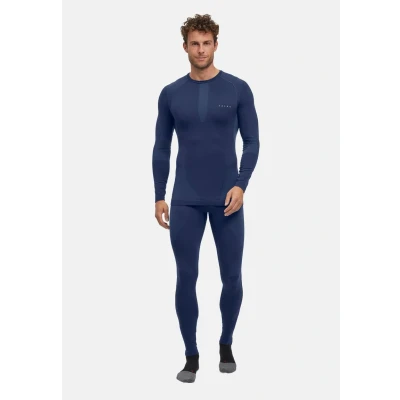 Abbildung von Falke Langarm Unterhemd/shirt, Herren, Größe: Large, Space blue