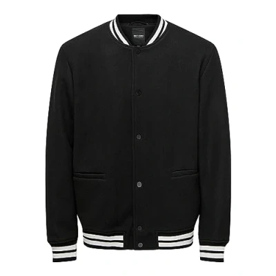 Abbildung von ONLY &amp; SONS Herren ONSDENVER Bomber OTW VD Bomberjacke, Black, L