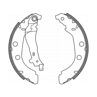 Abbildung von ABE C0P027ABE Bremsbacken Hinterachse 228,6 42 BENDIX PEUGEOT: 406 Saloon, Coupe