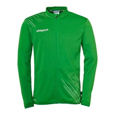 Abbildung von uhlsport Herren Score 26 Classic Jacke Sport Fußball Trainingsjacke Sweatshirt Sweatjacke, Grün/Weiß, 5XL EU
