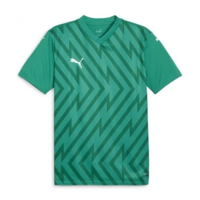 Abbildung von Puma Teamglory Sport Tshirt für Kinder, Größe: 152, Gruenweissgruen