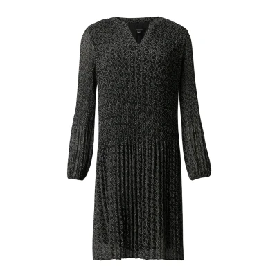 Abbildung von comma MIT Vausschnitt Freizeitkleid, Damen, Größe: 34, Schwarz