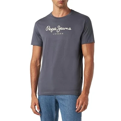Abbildung von Pepe Jeans EGGO Tshirt print, Herren, Größe: Small, Washed black