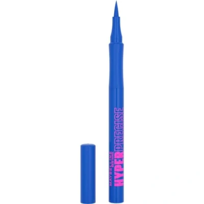 Abbildung von Maybelline New York Eyeliner, Hyper Precise Allday Liner, Wisch und wasserfest, Ultra dünne Spitze für kunstvolle Liner Looks, Nr. 113 Cobalt Blue