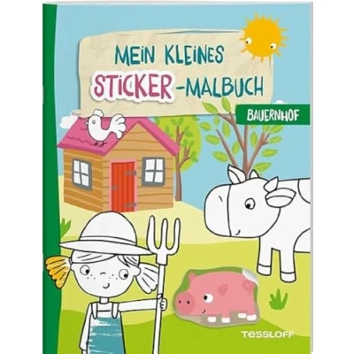 Abbildung von Mein kleines Sticker Malbuch. Bauernhof / Ausmalen und Stickern für Kinder ab 4 Jahren Mit niedlichen Motiven vielen bunten Stickern: ... (Malbücher blöcke)
