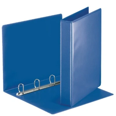 Abbildung von Esselte 49715 Ringbuch Präsentation, mit Taschen, A4, PP, 4 Ringe, 30 mm, blau