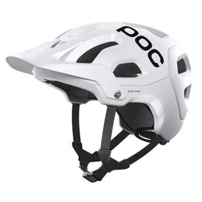Abbildung von POC Tectal Fahrradhelm Leichter Trail und All Moutainh Helm, mit guter Belüftung verstellbaren Größensystem für einen optimalen sicheren Sitz, Hydrogen White Matt
