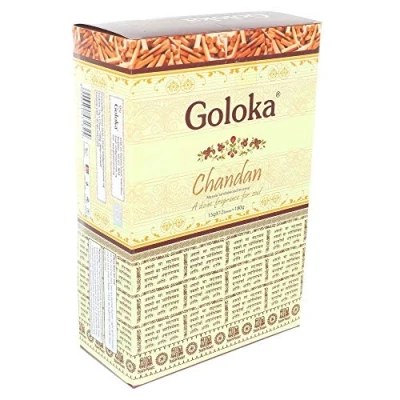 Abbildung von Goloka Masala Räucherstäbchen, aus Sandelholz, Duft Chandan, 12 Stück