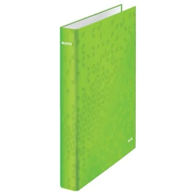 Abbildung von Leitz Ringbuch, A4, Bis zu 230 Blatt, 40 mm Rückenbreite, Grün, WOW, 42410054