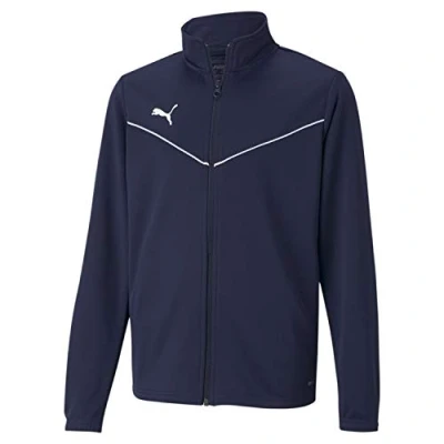 Abbildung von Puma Teamrise Training Unisex Trainingsjacke für Kinder, Größe: 152, Peacoat/puma white