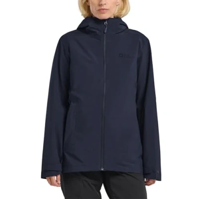 Abbildung von Jack Wolfskin Moonrise 3IN1 W Fleecejacke, Damen, Größe: Small, Night blue