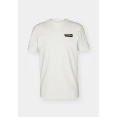Abbildung von Napapijri Iaato Tshirt basic, Herren, Größe: Small, White whisper