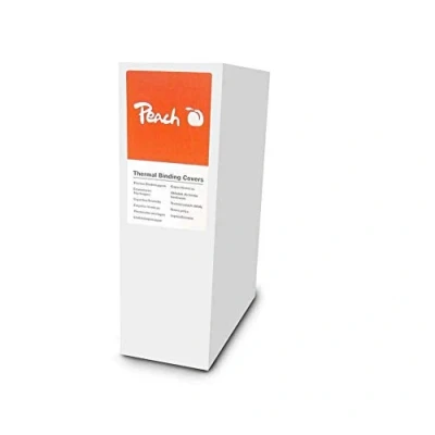 Abbildung von Peach PBT406 08 Thermobindemappe, A4, 120 Blätter, 80 g/m², Stück, weiß
