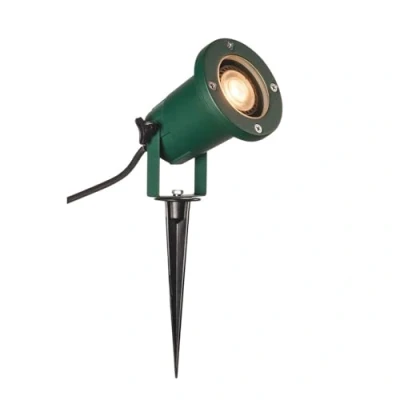 Abbildung von SLV NAUTILUS XL Außenlampe für die Beleuchtung von Garten, Terrasse, Pflanzen, Wegen, Teich, Aussen Leuchte, Außen Strahler IP65, GU10, 1,5 m Kabel, grün