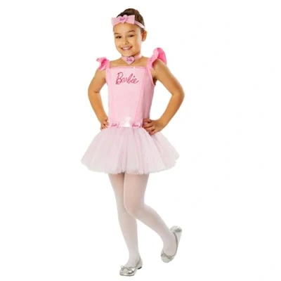 Abbildung von Rubie&#039;s offizielles Barbie Ballerina Kinderkleid, Kinder Kostüm, groß 7 8 Jahre, Welttag des Buches Halloween