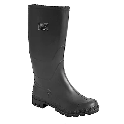 Abbildung von Portwest PVC Gummistiefel, Größe: 38, Farbe: Schwarz, FW90BKR38