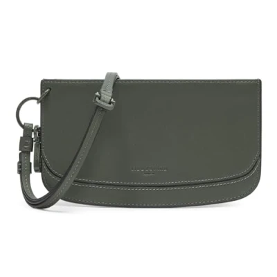 Abbildung von Liebeskind Berlin EZRA 2 CALF OPTIC Pouch Pendant, cypress green One Size