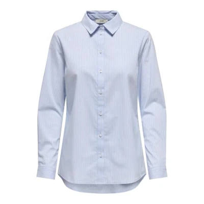 Abbildung von JDY Damen Jdymio L/S Shirt WVN Noos Hemd, Cashmere Blue, 42