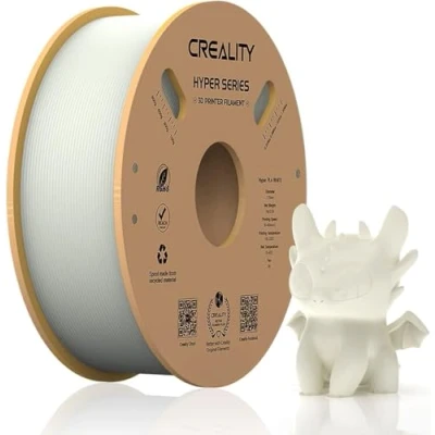 Abbildung von Creality Hyper PLA Filament 1.75 mm 3D Drucker für hohe Geschwindigkeit 30 600 mm/s, Langlebig und Glatt, Maßgenauigkeit +/ 0.03 mm, die meisten 2.2 lbs/Spule (Weiß)