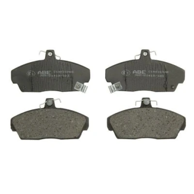 Abbildung von ABE C14031ABE Bremsbelagsatz Vorderachse mit akustischer Verschleißwarnung HONDA: CIVIC 6 Aerodeck, 7 Hatchback, Fastback