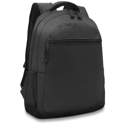 Abbildung von Waytex 71066 Rucksack für 17 Zoll (43,2 cm) Computer Schwarz, atmungsaktive Schultergurte, seitliche Netztasche, 22 l, wasserdicht, Fronttasche mit Reißverschluss, gepolstertes Fach Laptop,