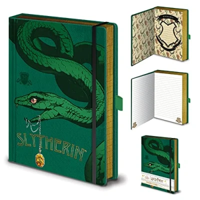 Abbildung von Pyramid International Harry Potter Slytherin House Notizbuch, A5, offizielles Lizenzprodukt