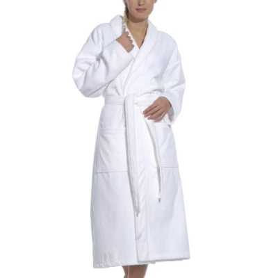 Abbildung von Vossen Feeling Unisex Bademantel, Größe: Medium, Weiß