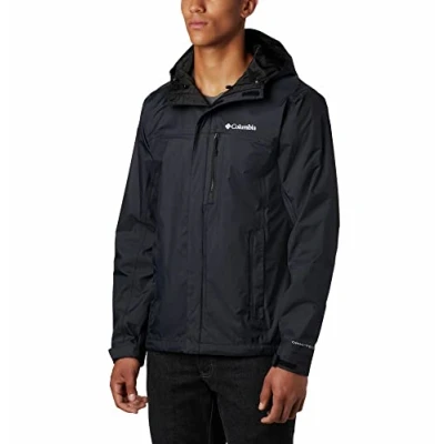 Abbildung von Columbia Pouring Adventure Jacket Regenjacke / wasserabweisende Jacke, Herren, Größe: Small, Black