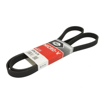 Abbildung von GATES 6PK1678 Keilrippenriemen 1678 6 Polyester, EPDM (Ethylen Propylen Dien Kautschuk) RoadMax Value Line AUDI: A8 D2, 80 B4 Saloon, A6 C4 Avant