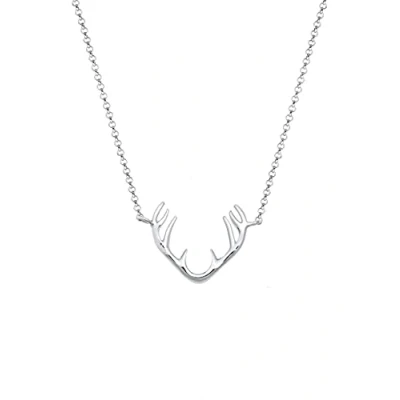 Abbildung von Elli Geweih Halskette, Damen, Größe: 45, Silver coloured