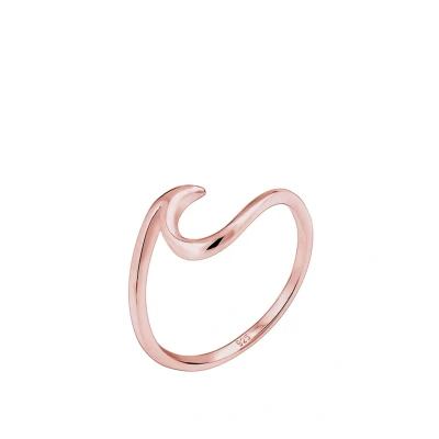 Abbildung von Elli WAVE Ring rosegoldcoloured, Damen, Größe: 54, Rosegold coloured